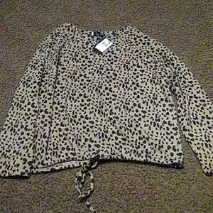 2 LIV cheetah print shirt